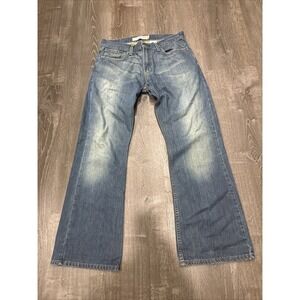 VTG Y2K Levi's 527 Mens Low Boot Cut Med Wash Blue Jeans 32x31 Whisker Fade